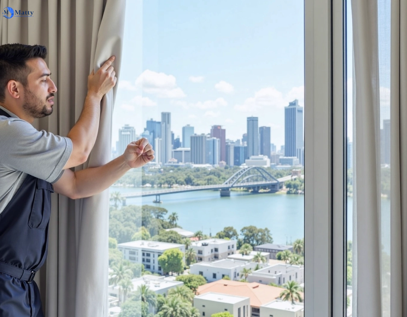 Professional curtain steam cleaning service briar-hill-vic QLD by Matty Curtain Cleaning